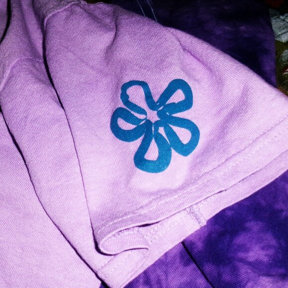 stay wild flower child official sponge bob m tee - 1960s groovy hippie woodstock - Picture 3 of 4